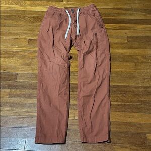 Vuori Men's Terracotta Ripstop Pants, XS